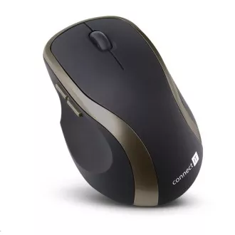 CONNECT IT Kabellose Lasermaus WM2200 (+ 2x AAA Batterien frei), schwarz