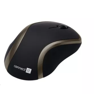 CONNECT IT Kabellose Lasermaus WM2200 (+ 2x AAA Batterien frei), schwarz