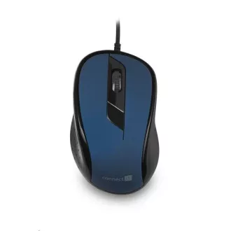CONNECT IT Optische Maus, USB, blau