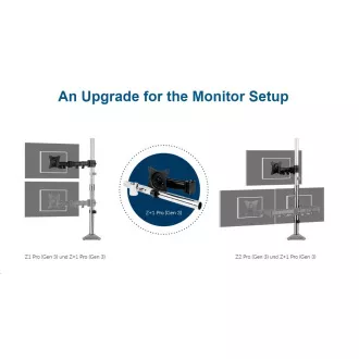 ARCTIC Verlängerungsarm Z + 1 Pro (Gen.3) für Monitorhalter Z1 Pro (Gen.3)