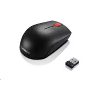 LENOVO Funkmaus Essential Compact Wireless Mouse - 1000 DPI, Optisch, USB, 3 Tasten, schwarz