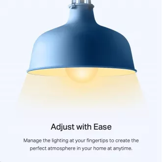 TP-Link Tapo L510E Smart WiFi Dimmbare LED-Lampe (Weiß, 2700K, 806lm, 2, 4GHz, E27)