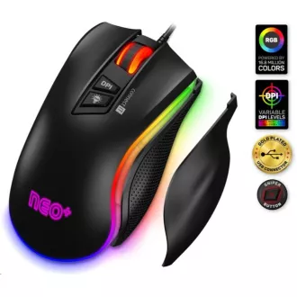 CONNECT IT NEO + professionelle optische Gaming-Maus mit Software, schwarz