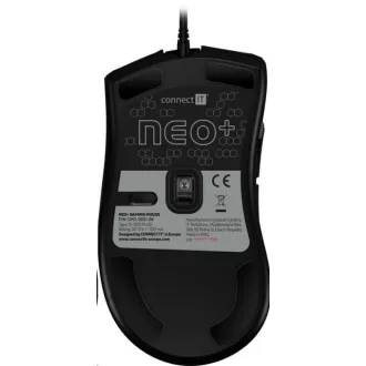 CONNECT IT NEO + professionelle optische Gaming-Maus mit Software, schwarz