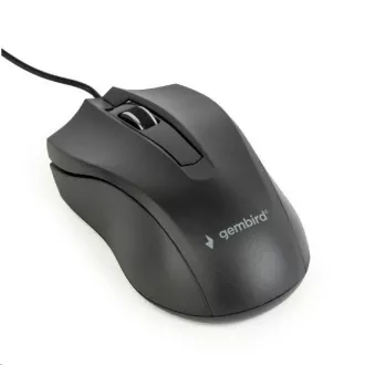 GEMBIRD Maus MUS-3B-01, kabelgebunden, optisch, 1000 dpi, USB, schwarz GEMBIRD Maus MUS-3B-01, kabelgebunden, optisch, 1000 dpi, USB, schwarz