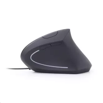 GEMBIRD Maus MUS-ERGO-01, kabelgebunden, optisch, vertikal, 1200-3200 dpi, USB, schwarz GEMBIRD Maus MUS-ERGO-01, kabelgebunden, optisch, vertikal, 1200-3200 dpi, USB, schwarz