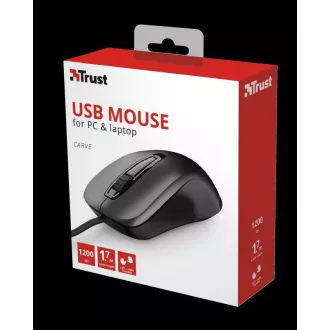 TRUST Mouse Carve USB-Maus TRUST Mouse Carve USB-Maus