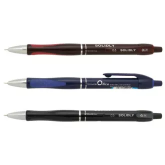 Kugelschreiber Empen Solidly Kunststoff 0,5mm blauer Schaft Mix