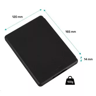 CONNECT IT Hülle für Amazon New Kindle 2019 (10. Gen.), Schwarz