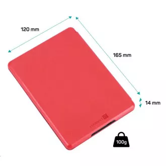 CONNECT IT Hülle für Amazon New Kindle 2019 (10. Gen.), Rot