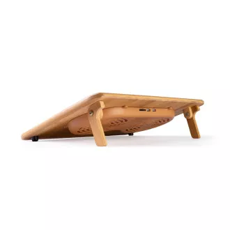 C-TECH Kühlpad unter NTB Bamboo, 15,6", 2x 140mm, 2x USB