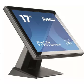 Iiyama Touchmonitor ProLite T1731SR-W5, 43,2 cm (17''), AT schwarz Iiyama Touchmonitor ProLite T1731SR-W5, 43,2 cm (17''), AT schwarz