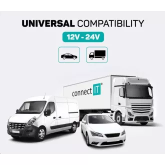 CONNECT IT InCarz QUICK CHARGE 3.0 Autoladegerät, 1x USB-A, 3 A, Carbon