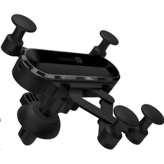 CONNECT IT InCarz SPIDER Universal Autohalterung, für Kühlergrill, schwarz-silber
