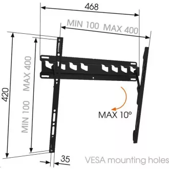 Vogel's MA3010 - TV-Halterung mit Neigung M