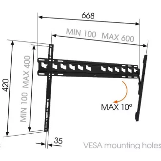 Vogel's MA4010 - TV-Halter mit Neigung L