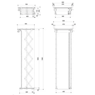 Vogel's PPL 2170 - Projektorlift 172 cm