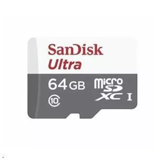 Sandisk MicroSDXC-Karte 64GB Ultra (80MB/s, Klasse 10 UHS-I, Android)