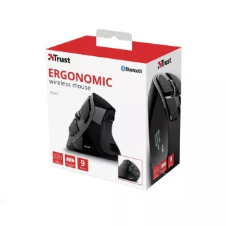 TRUST ergonomische Maus Voxx Wiederaufladbare ergonomische kabellose Maus
