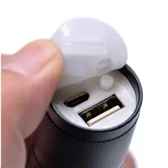 Solight wiederaufladbare LED-Taschenlampe, 300lm, Cree, Fokus, Li-Ion, USB-Aufladung, Powerbank Solight wiederaufladbare LED-Taschenlampe, 300lm, Cree, Fokus, Li-Ion, USB-Aufladung, Powerbank