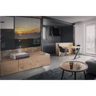 Optoma Laserprojektionsfernseher CinemaX P2 (DLP, LASER, FULL 3D, UHD, 3 000 ANSI, HDMI, RJ45, 2x10W Lautsprecher)