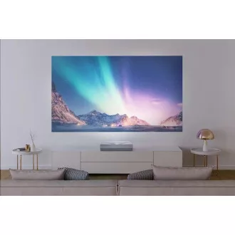 Optoma Laserprojektionsfernseher CinemaX P2 (DLP, LASER, FULL 3D, UHD, 3 000 ANSI, HDMI, RJ45, 2x10W Lautsprecher)