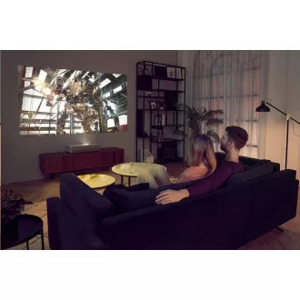 Optoma Laserprojektionsfernseher CinemaX P2 (DLP, LASER, FULL 3D, UHD, 3 000 ANSI, HDMI, RJ45, 2x10W Lautsprecher)