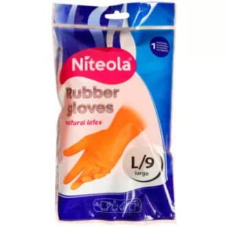 Gummihandschuhe Größe L.