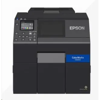 Epson ColorWorks CW-C6000Ae, Schneidegerät, disponiert, USB, Ethernet, schwarz Epson ColorWorks CW-C6000Ae, Schneidegerät, disponiert, USB, Ethernet, schwarz