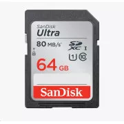 SanDisk SDXC-Karte 64GB Ultra (100MB/s Klasse 10 UHS-I)