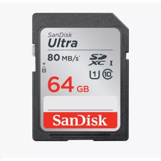 SanDisk SDXC-Karte 64GB Ultra (100MB/s Klasse 10 UHS-I)