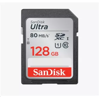 SanDisk SDXC-Karte 128GB Ultra (100MB/s Klasse 10 UHS-I)