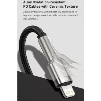 Baseus Cafule Serie USB-C Lade-/Datenkabel für Lightning PD 20W 1m, weiß