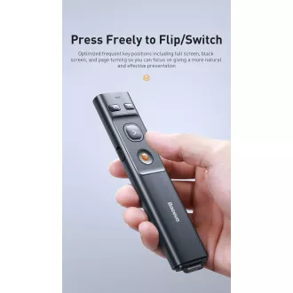 Baseus Orange Dot Laser Wireless Pointer, grau Baseus Orange Dot Laser Wireless Pointer, grau