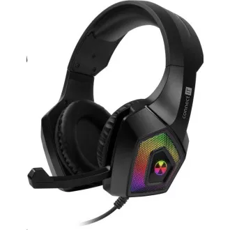 CONNECT IT Gaming-Kopfhörer BATTLE RGB Ed. 3, mit Mikrofon, schwarz CONNECT IT Gaming-Kopfhörer BATTLE RGB Ed. 3, mit Mikrofon, schwarz