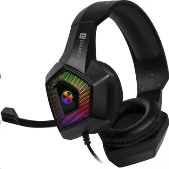 CONNECT IT Gaming-Kopfhörer BATTLE RGB Ed. 3, mit Mikrofon, schwarz CONNECT IT Gaming-Kopfhörer BATTLE RGB Ed. 3, mit Mikrofon, schwarz