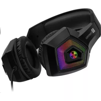 CONNECT IT Gaming-Kopfhörer BATTLE RGB Ed. 3, mit Mikrofon, schwarz CONNECT IT Gaming-Kopfhörer BATTLE RGB Ed. 3, mit Mikrofon, schwarz