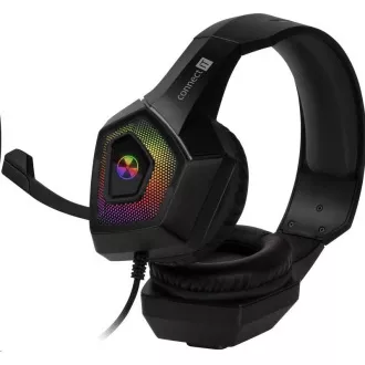 CONNECT IT Gaming-Kopfhörer BATTLE RGB Ed. 3, mit Mikrofon, schwarz CONNECT IT Gaming-Kopfhörer BATTLE RGB Ed. 3, mit Mikrofon, schwarz