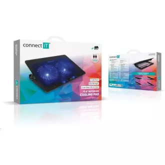 CONNECT IT Kühlkissen unter Laptop FrostBreeze, schwarz