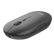 TRUST Maus PUCK, kabellos, USB, schwarz