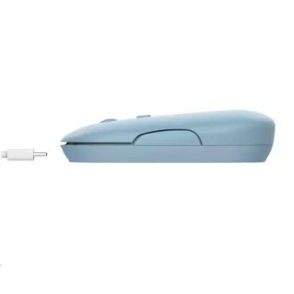 TRUST Maus PUCK, kabellos, USB, blau, Bluetooth