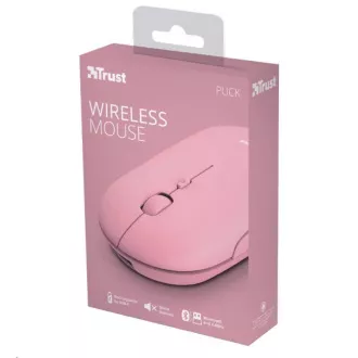 TRUST Maus PUCK, kabellos, USB, pink TRUST Maus PUCK, kabellos, USB, pink