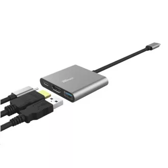 TRUST DALYX Adapter, 3-in-1, USB-C
