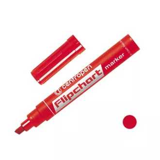 Marker Centropen 8560 für Flipchart rote Keilspitze 1-4,6 mm