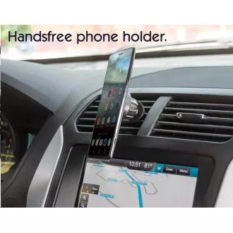 Manhattan Auto-Handyhalterung, Magnetische Auto-Luftentlüftungs-Telefonhalterung, Schwarz Manhattan Auto-Handyhalterung, Magnetische Auto-Luftentlüftungs-Telefonhalterung, Schwarz