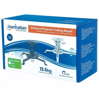 Manhattan Universal Projektorhalter, Universal Projektor Deckenhalterung, Decke, schwarz Manhattan Universal Projektorhalter, Universal Projektor Deckenhalterung, Decke, schwarz
