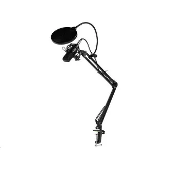 TRACER Mikrofon Studio PRO, 3,5 Klinke, 2,5 m Kabel, schwarz TRACER Mikrofon Studio PRO, 3,5 Klinke, 2,5 m Kabel, schwarz