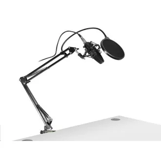 TRACER Mikrofon Studio PRO, 3,5 Klinke, 2,5 m Kabel, schwarz TRACER Mikrofon Studio PRO, 3,5 Klinke, 2,5 m Kabel, schwarz