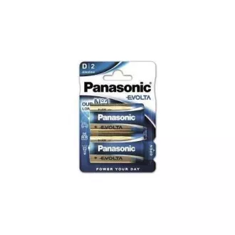 PANASONIC Alkaline Batterien EVOLTA Platinum LR20EGE / 2BP D 1,5V (Blister 2Stk.)