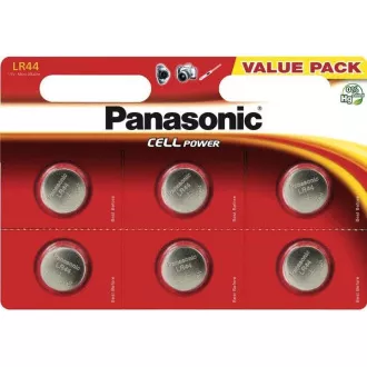 PANASONIC Alkaline MICRO Batterie LR-44EL / 6BP 1, 5V (Blister 6 Stück) PANASONIC Alkaline MICRO Batterie LR-44EL / 6BP 1, 5V (Blister 6 Stück)